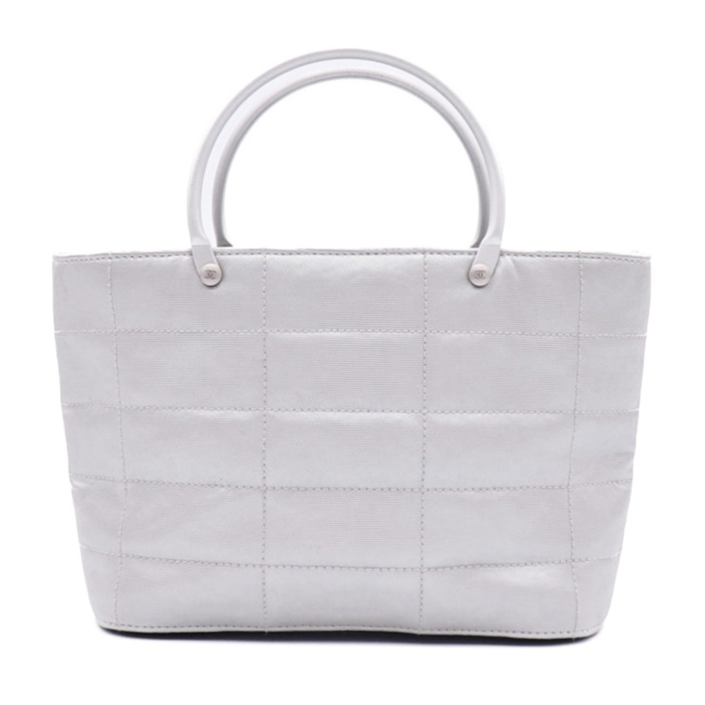 Chanel Party Bag Nylon Silver
